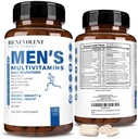 Ugodni negovalni multivitaminski pripravki za moške - podpira energijo in splošno zdravje - Essential Daily Vitamini za moške, Biotin, Magnezij, cink in antioksidant za imuno zdravje - Non-GMO,120 Caps