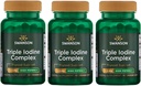 Swanson Triple Jodine Complex-Fizional Supplement for Vital Thyroid Support-Promotes Metabolic funkcijo, povečanje proizvodnje rdečih krvnih celic, in zdravje srca-(60 Veggie kapsule, 12,5mg vsak) (3 pakiranje)