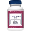 The Vitamin Shoppe Ultimate Woman Gold Multivitamin - z železom, B vitamini in vitaminom D3 in več za podporo proizvodnje energije, kosti in imunskega zdravja - Gluten Free Multi-Mineral (90 tablet)