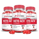 Upravičeni laboratoriji (3 Pack Keto Rush Keto ACV Apple Cider Vinegar Boost Oblikovana z Granatna pesa sok v prahu B12 Vegan Non GSO 180 Gummies