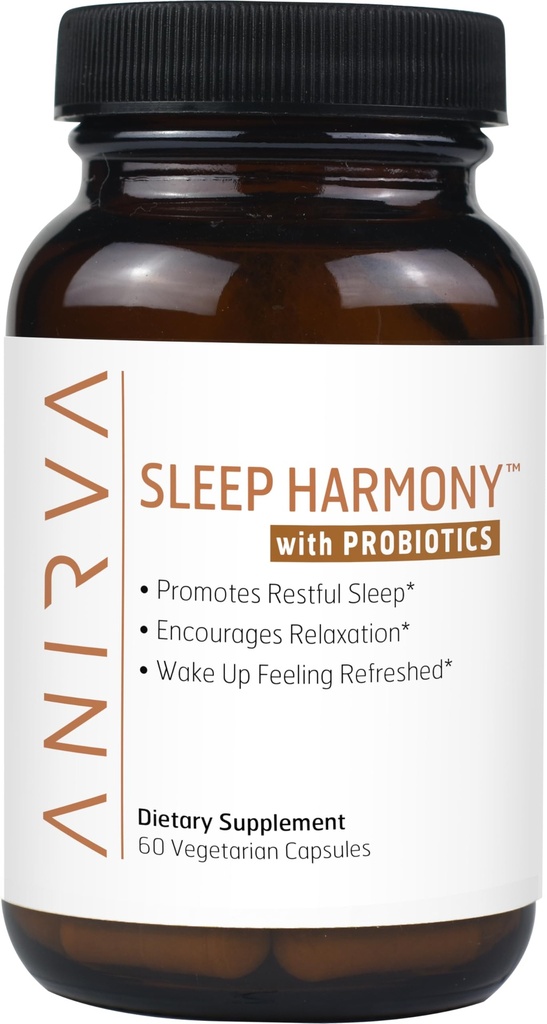 Sleep Harmony - Naravni Sleep dodatek s probiotiki, Magnezij, Ashwagandha, Kamilica, GABA, Melatonin - Ne-Habit Oblikovanje dodatek za sprostitev, Stress Relief, boljše spanje pomoč