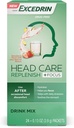 Excedrin Head Care Replenish Plus Focus from Excedrin Drink Mix with Electrolytes, L-Theanin, Ginger and Caffeine for Head Health Support - 24 paketov