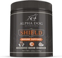 Alergija ščit Imunska podpora za pse, ki jih Alpha Dog Nutrition - 7 Prehranske gobe Powder Complex + Vitamin C za povečanje imunitete - Do 120 Serving za majhne plemenske pse, 108g