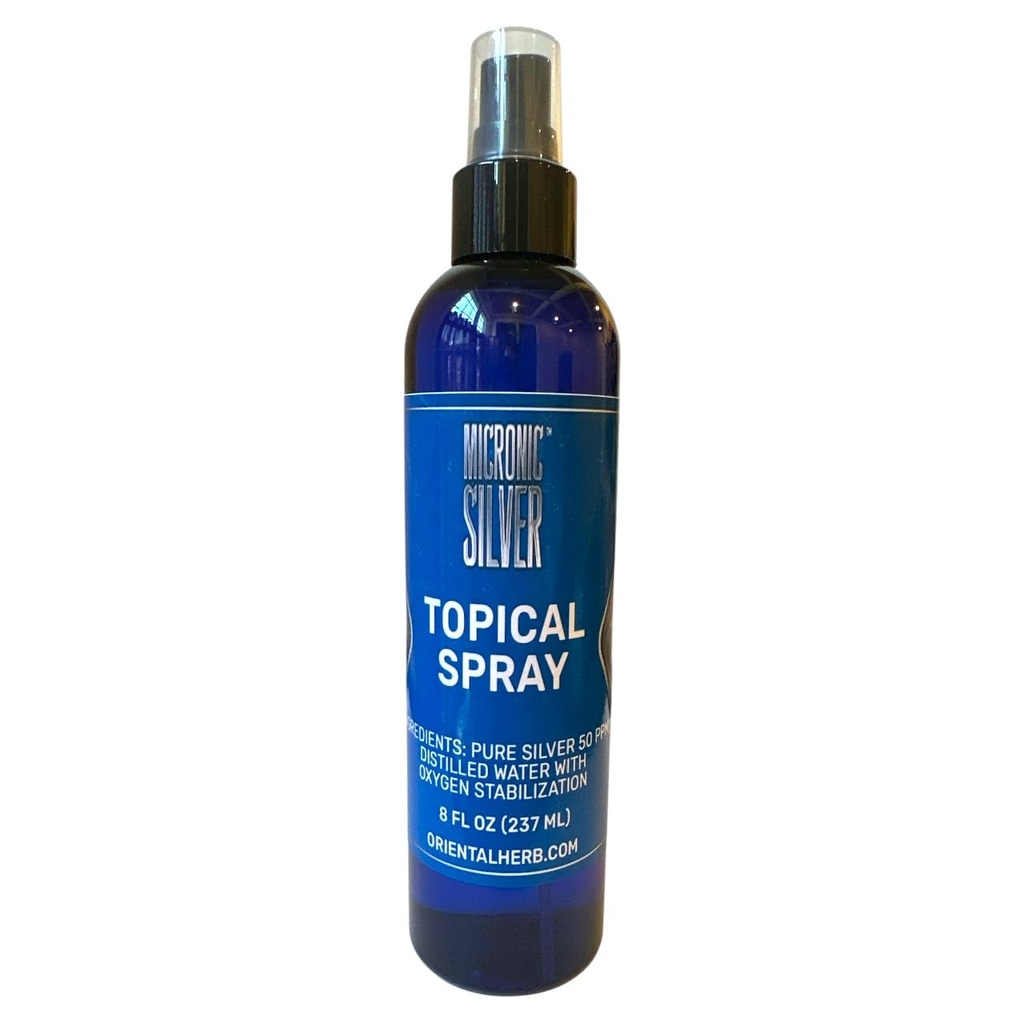 Mikronic Silver Topical Mist Spray 8oz 50ppm
