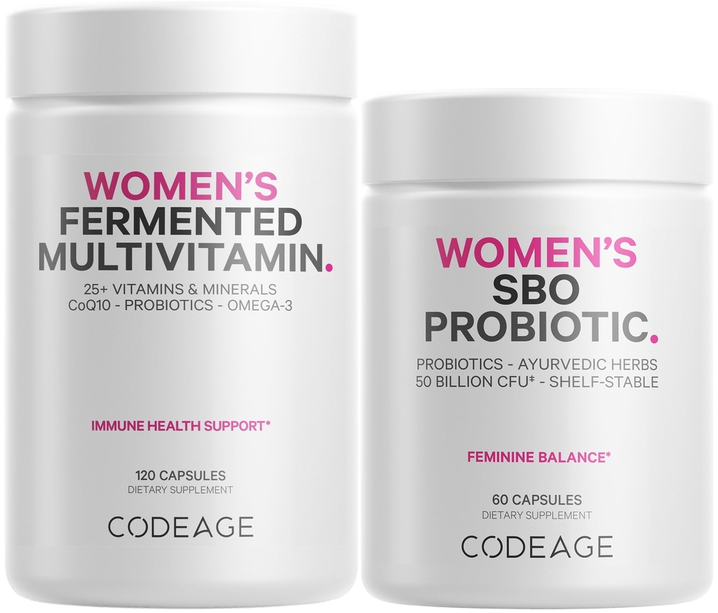 Šifra Ženske multivitaminski paket: Ženska formula in ženski probiotični dnevni vitamini