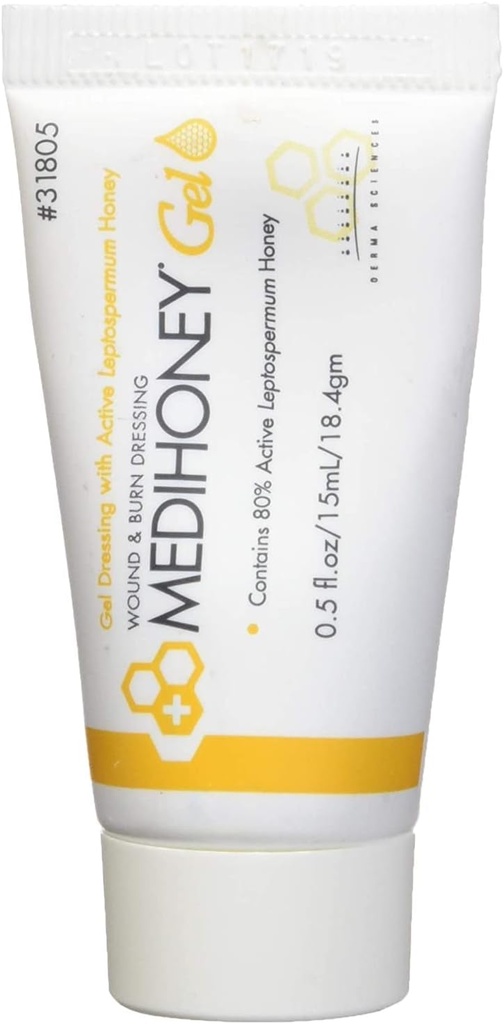 Izboljšana Medihoney Gel Rane in & Burn oblačenje iz Derma Sciences, 0.5 oz,