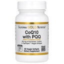 California Gold Nutrition CoQ10 s PQQ, Ubikinon USP, Tapioca Veggie Softgel s sončnično svetlobo Lecitin, 100 mg, 60 Veggie Softgel