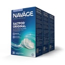 Navage SaltPod Bundle 3 30-Packs (90 SaltPods) - Navage Salt Pod ponovno polni samo - izključno zasnovan za Navage Nasal namakanje sistem - Sinus Rinse in Saline Pods za hitro in blažilno olajšavo