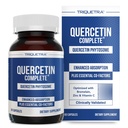 Quercetin Complete® Quercetin Phytosome z večjo absorpcijo 50X, klinično dokazano in patentirano Quercefit – najučinkovitejša oblika Quercetin – okrepljeno z bromelainom, cinkom in vitaminom C (60 kapsul)