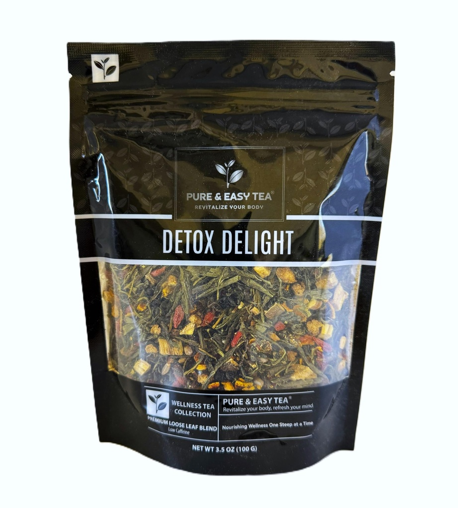 Čist in enostaven čaj, razstrupljanje, 30 Day Detox, Podpira zdravo Slimming, Jetra, Gut & Colon čiščenje, Napredno polno telo Mešanica, 100g/3.5oz