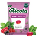 Ricola Berry Medley Troat kapljice, 45 Štetje, Okusno grlo Relief & nega, oralna anestetika, naravno arome