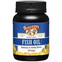Barlean's Omega 3 ribje olje dopolnila, Dopolnilo Softgels za moške in ženske, 600mg EPA in DHA Maščobne kisline, Oranžna aromatizirana, 100 Število