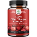 Čiščenje Apple Cider Vinegar Kapsule - ACV Čistilne in detox tablete za črevo in prebavnega zdravja s Slimming Cayenne - Dodatna moč ACV Kapsule za čiščenje in popolno razstrupljanje telesa (30 Servisi)