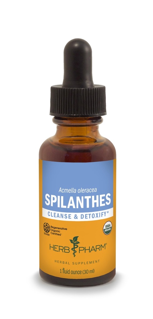 Herb Pharm Certified Organic Spilanthes Tekoči ekstrakt za čiščenje in razstrupljanje - 1 Ounce
