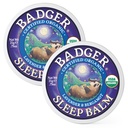Jazbec Balzam za spanje, organsko eterično olje Aromaterapija Naravni balzam za spanje za odrasle in otroke, Sprostitev in pomiritev sivke & Bergamot naravna podpora za spanje, .75 oz Tin, 2-Pack