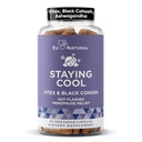 Bivanje Cool Menopause Dodatki za ženske – Hormonal Hot Flash Relief, podpora za težo, & Nočno potenje – Vitex Chaste Tree & Black Cohosh – 60 vegetarijanske mehke kapsule
