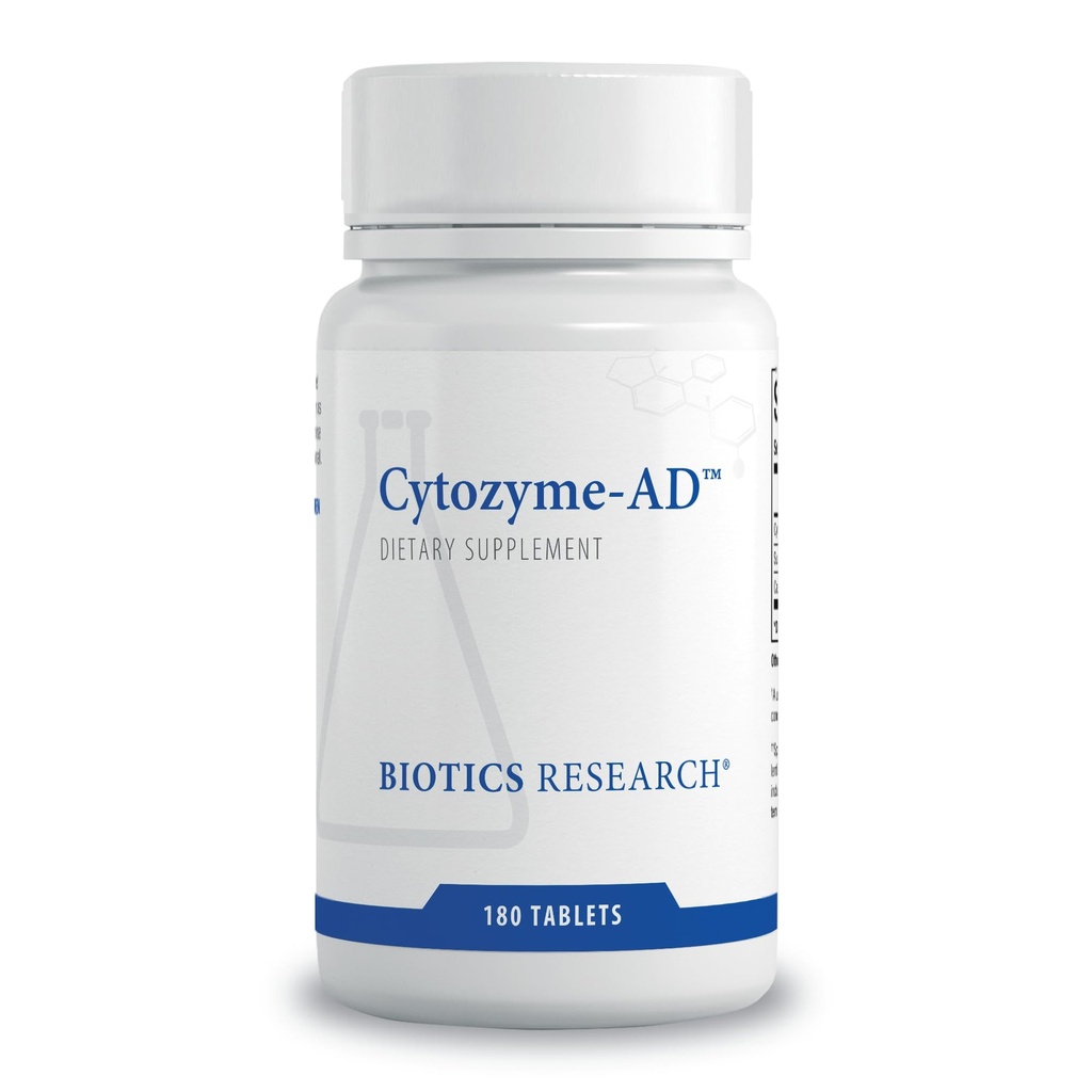 Biotics Raziskave Cytozyme-ADTM Adrenal podpora dodatek za ženske in moške– Podpira zdravo adrenalno funkcijo, normalne ravni energije in splošno dobro počutje & spodbuja mirno – 180 tablet
