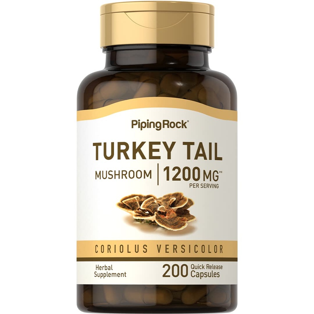Piping Rock Turčija repne gobe Kapsule 1200mg 