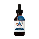 Ayush Herbs Ashwagandha Kapljice za otroke in odrasle - Ayush Herbs Ashwagandha kapljice brez alkohola, Umirjanje dnevni dodatek za mirno fokus z organsko Ashwagandha, limonina aroma - 2 Fl Oz (80 Serving)