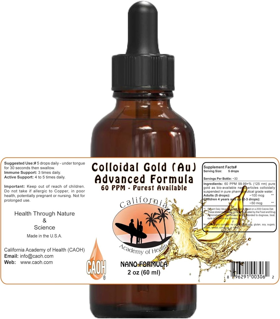 Coloidal Gold Au 2 oz iz CAOH