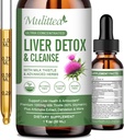 Jetra Zdravje tekoče kapljice -Podpora Jetra čiščenje Detox & Popravila z Artichoke mleko Thistle Silymarin Extract, Dandelion,Turmeric, Berberine za obnovo w/21 Potent Herb-Nutrients-
