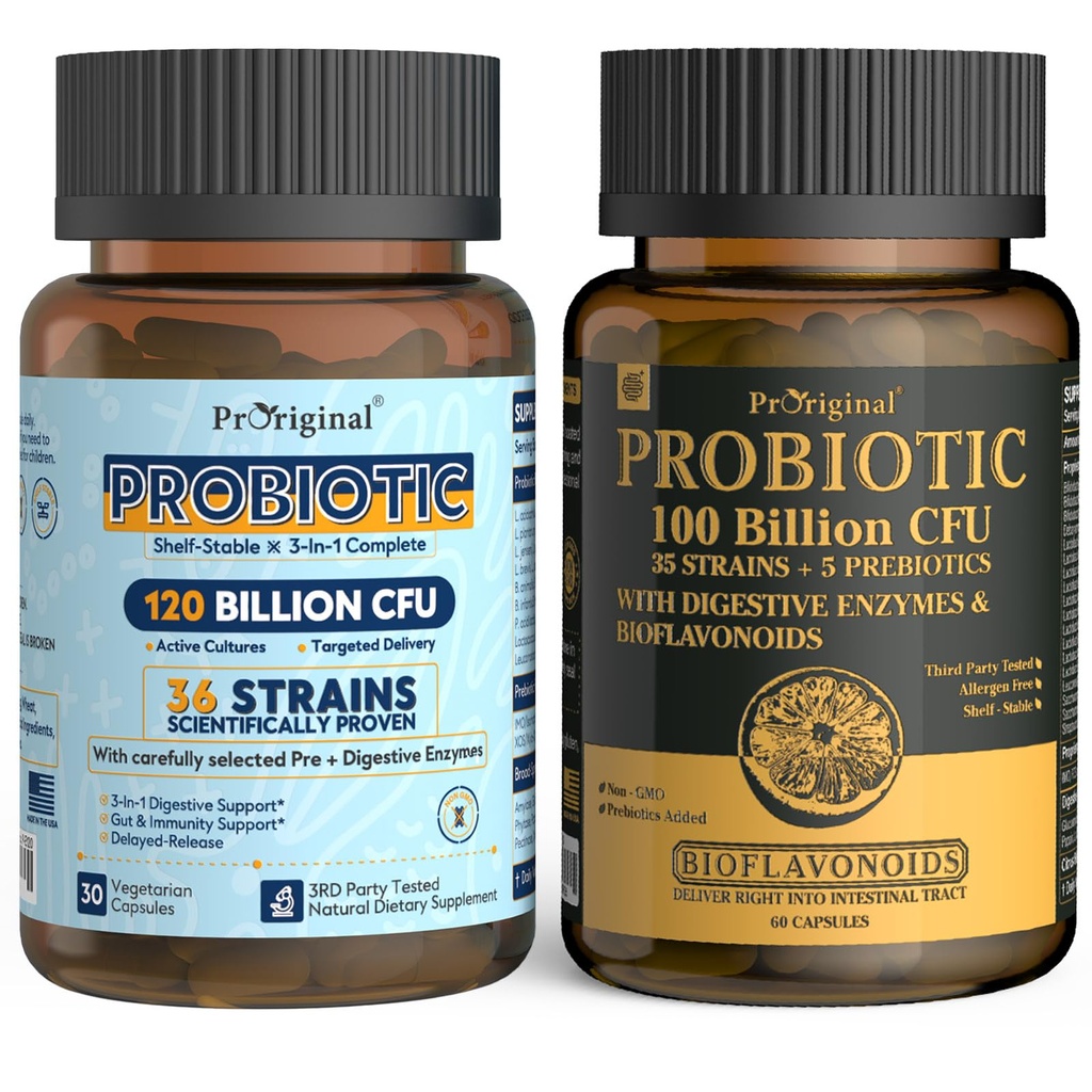 Probiotik 100 milijard CFU + 120 milijard CFU za Gut & Digestive Health, Vegan Acidophilus Probiotic dodatek