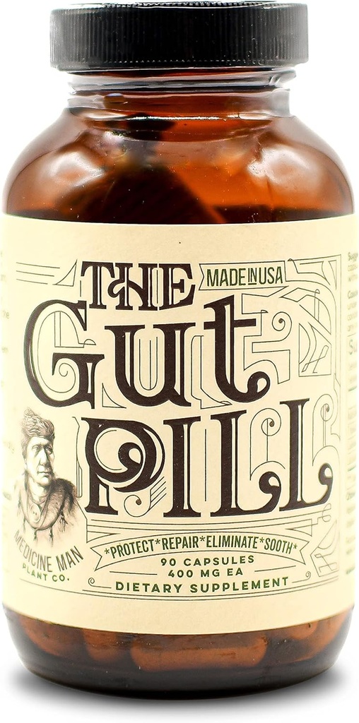 Gut tablete 90 Kapsula - Naravni Gut dopolnila za ženske in moške za Leaky Gut Popravila - z Marshmallow koren Herb, Kalendula cvet, Triphala sadje, in Lactobacillus Acidophilus