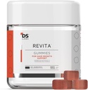 DS Labs Revita Hair Vitamin Gumies - Podpora za Thicker, Fuller videz las, z biotin, cink, vitamin D, železo, magnezij & melatonin, Vegan, Gluten-free, želatina-free, 60 Gumies