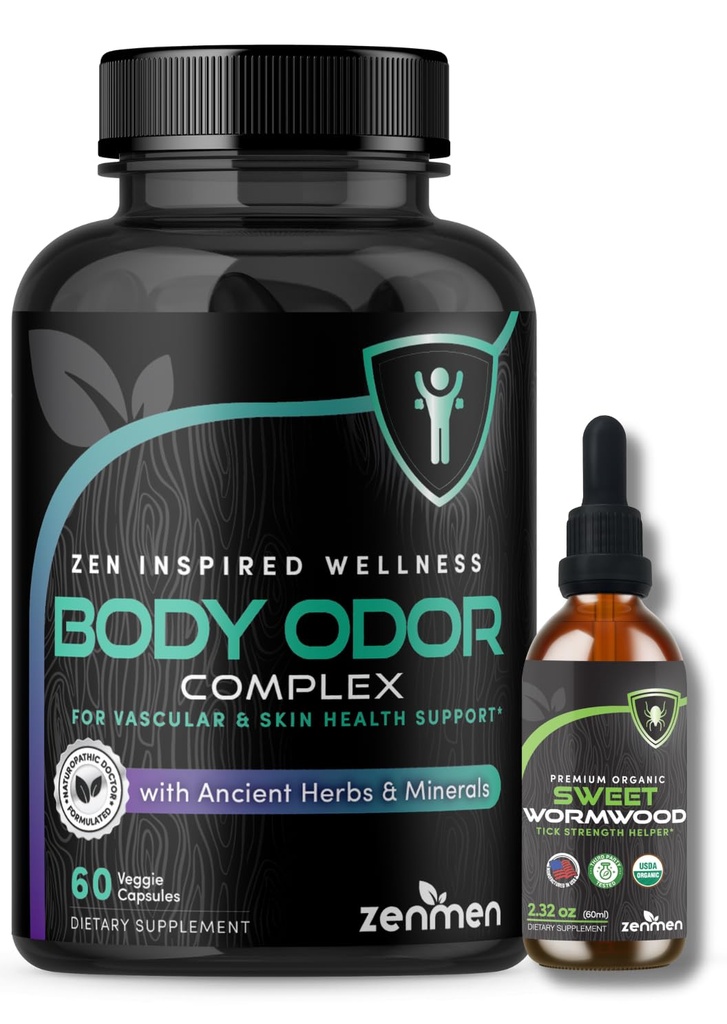 Zenmen splošno Wellness paket: Body Odor dodatek in Sweet Wormwood Tincture paket