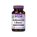Bluebonnet Multi Mineral Plus Boron Vegetarijanske kapsule brez železa, bela 90 Število