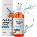 Koloidni srebro tekoči 3,4 fl oz Spray ● Bioaktivni hidrosol Srebrna voda ● Naravna Nano Sol dopolnilna rešitev ● Ionski minerali 40 PPM ● Organsko strukturirani koloidni pršilo