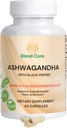 Ashwagandha s črno papriko Ashwagandha dodatki – 60 Count Pure Ashwagandha Kapsule za imuno podporo, Energy Boost – Non-GMO Vegan prijazno Ashwagandha Complex