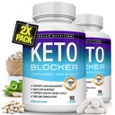 Toplux tablete Keto Blocker tablete bela ledvična fižol ekstrakt - 1800 mg naravna ketoza, podpora Keto prehrana, za moške, 90 kapsule, dodatek