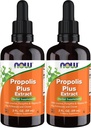 Zdaj dopolnila, Propolis Plus ekstrakt tekočine z kapalko, zeliščni dodatek, 2-ounce (paka z 2)