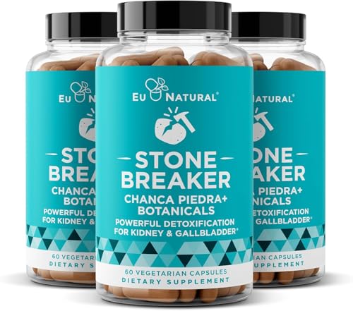Chanca Piedra Stone Breaker - The Original Stone Breaking Formula with Celery Seed & Parsley - Supports Kidney, Gallbladder & Urinary Tract Cleansing to Help Flush Impurities - 180 Vegetarian Capsules