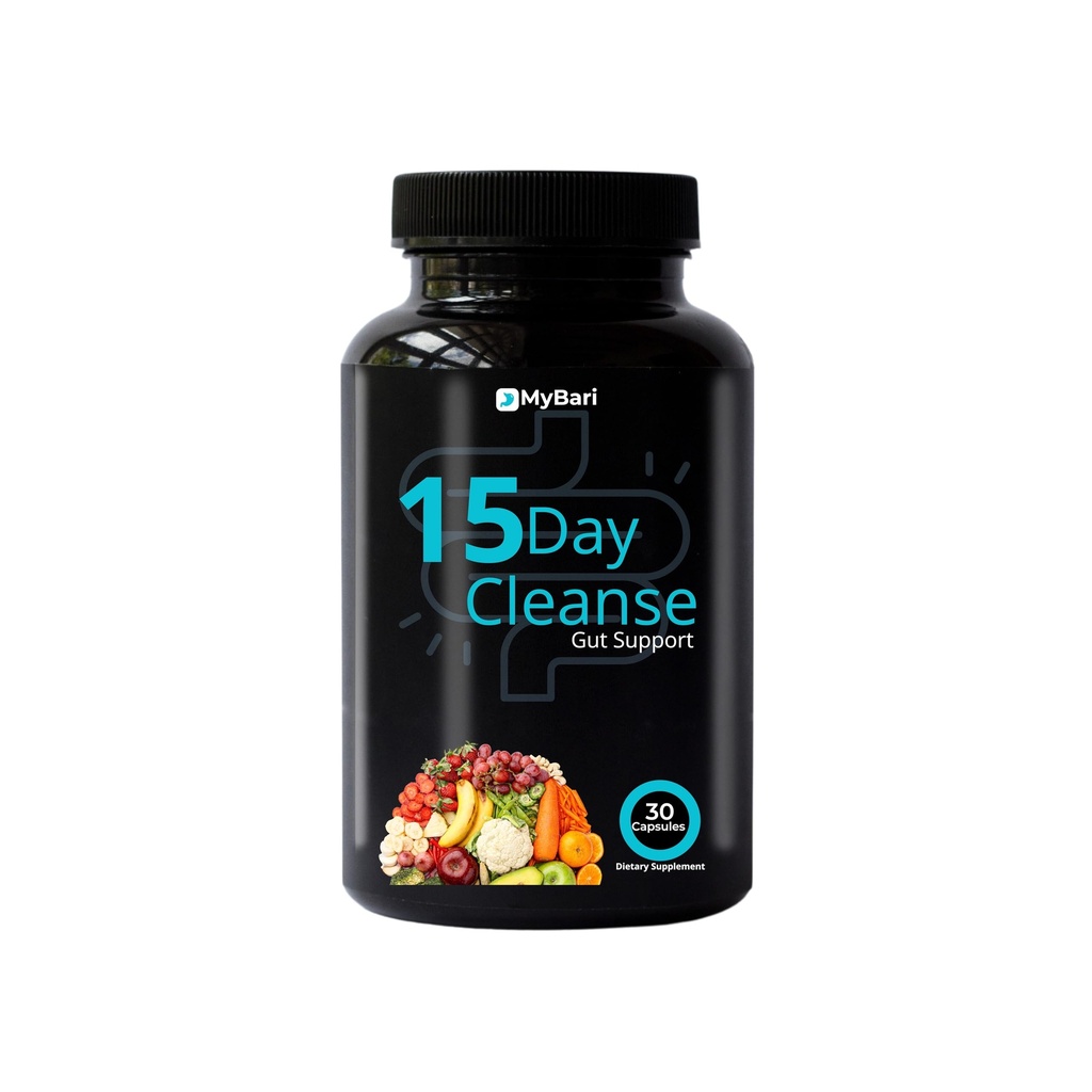 15 Day Cleanse - Gut and Colon Support - Advanced Gut Cleanse Detox za ženske in moške s Senno, Cascara Sagrada & Psyllium Husk - Non-GMO - Izdelano v ZDA - 30 kapsul