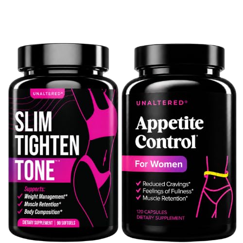 UNALTERED Belly Fat Burner & Appetite Suppressant - hujšanje paket za ženske - 1 mesec dobave