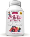 ANDREW LESSMAN Fruit Full Anti-Oxidant Izvlečki 360 Kapsule - 14 Naravni sadeži in izvlečki jagod. Brusnice, brusnice, grozdno seme, Granatno jabolko, Resveratrol in še več. Kapsule zlahka pogoltnete