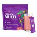 Root'd Prednatalni multivitaminski prašek s 3X elektroliti - 25 Vitamini in minerali, Folat, železo, vitamin D3, 7 Superživila in probiotiki, brez sladkorja Vitamini in hidracija 