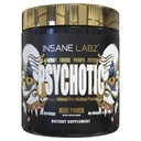 Insane Labz Psychotic Gold, High Stimulant Pre Workout Powder, Extreme Trading Energy Focus, Črpalke in vzdržljivost z Beta Alanine, DMAE Bitartrate, NO Booster (35 Serving, Blue Punch)