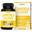 Candida Cleanse Detox (60 Count) Napredna 11-v-1 Formula za zdravljenje prekomerne rasti z Candida Killer Complex za moške in ženske - Tretja stranka Tested - Izdelano v ZDA