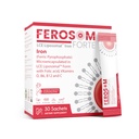 LCE liposomski železov prah – 21mg elementarno železo z vitamini B12, B6, C, D & Folna kislina – Gentle Berry-Flavored dopolnilna pijača, 30 Veganske vrečke