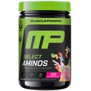 MusclePharm Select Amino's EAA + BCAA, Postworkout Essential Amino Acids Powder, Pre Workout Energy Supplement za moške in ženske z razvejano verigo Aminokisline, 30 Serving (Sur Candy)