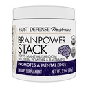 Host Defense BrainPower Stack Powder - Targeted Brain Support Supplement - Powder Gobe Dodatek z Lion's Mane, Niacin (B3) & Vitamin B12 - Herbal Brain Support - 100g (66 Servings)*