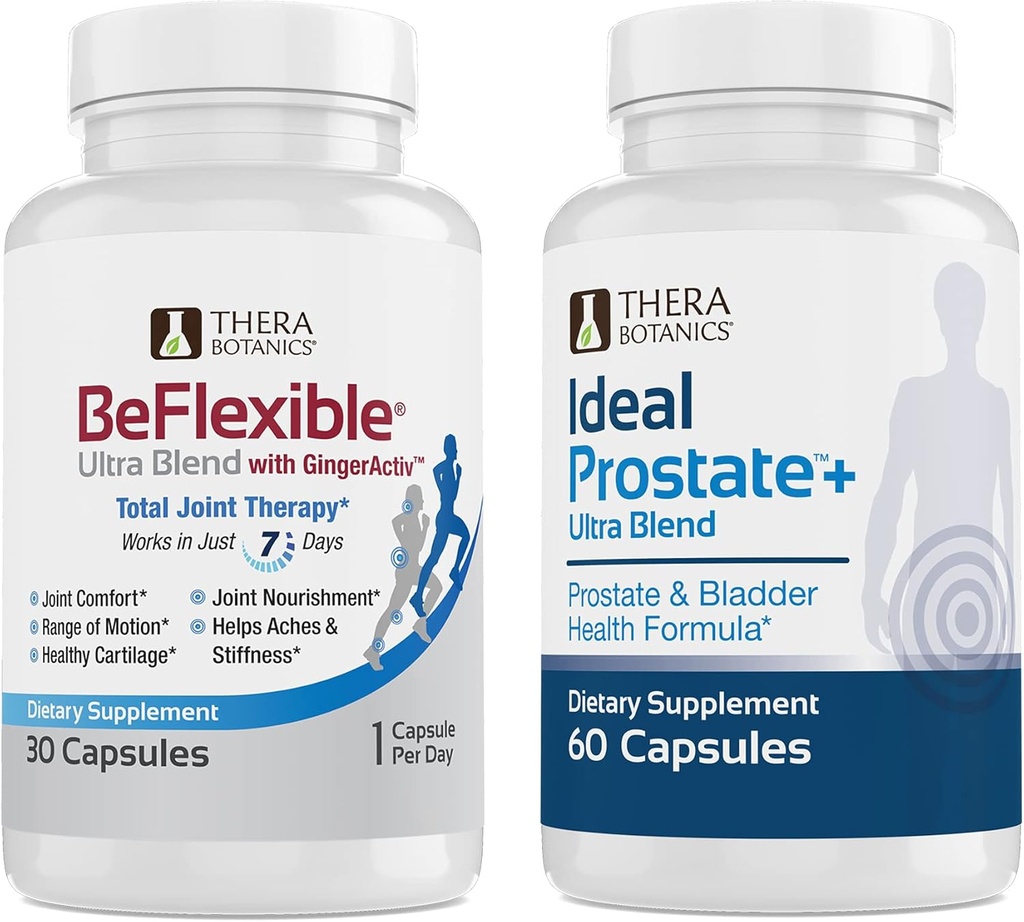 Therabotanics BeFlexible Ultra Skupna podpora dodatek in ideal prostate Ultra močna prostate dodatek za moške*
