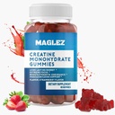 Kreatin Gumies – Okusni dobički za ženske in moške – Vegan, Gluten-free Jagoda Kreatin Gummy – 60 Štetje za podporo mišice rast in moč
