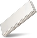 7 Day Lepo Mini Metal tablete Organizator tablete Box Vgrajeno ličila ogledalo z Spring Open Design in 7 Compartment za zadrževanje vitamini Cod Jetrna olja dopolnila in zdravila (Srebro)