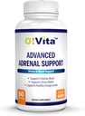 Napredna adrenalna podpora z Ashwagandha, Panax Ginseng, Podpira Adrenal Gland Health 2-mesečna oskrba (60 kapsul, ki niso GMO)