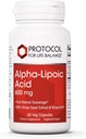 Protokol Alpha lipoična kislina 600mg - Izvleček grozdnega semena in bioperina - 60 Veg kapice