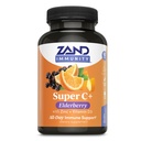 Zand Immuniteta Super C+ z bezgovo jagodo, All Day Immune Support, 1000mg PureWay-C Vitamin C Plus cink in vitamin D-3, Izboljšana absorpcija, 60 tablet, 30 Serving